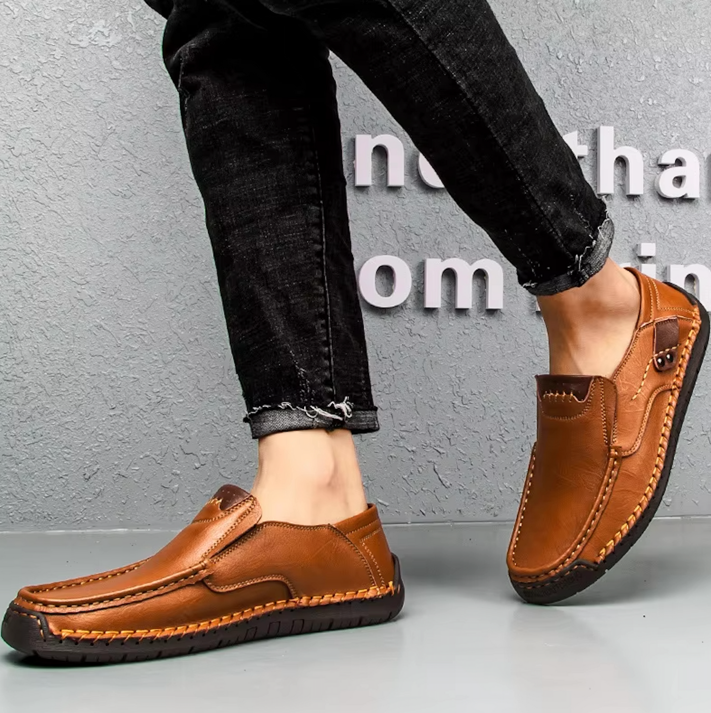 Mocassins Cuir Homme mocassins homme cuir finition finitions visibles vue 11