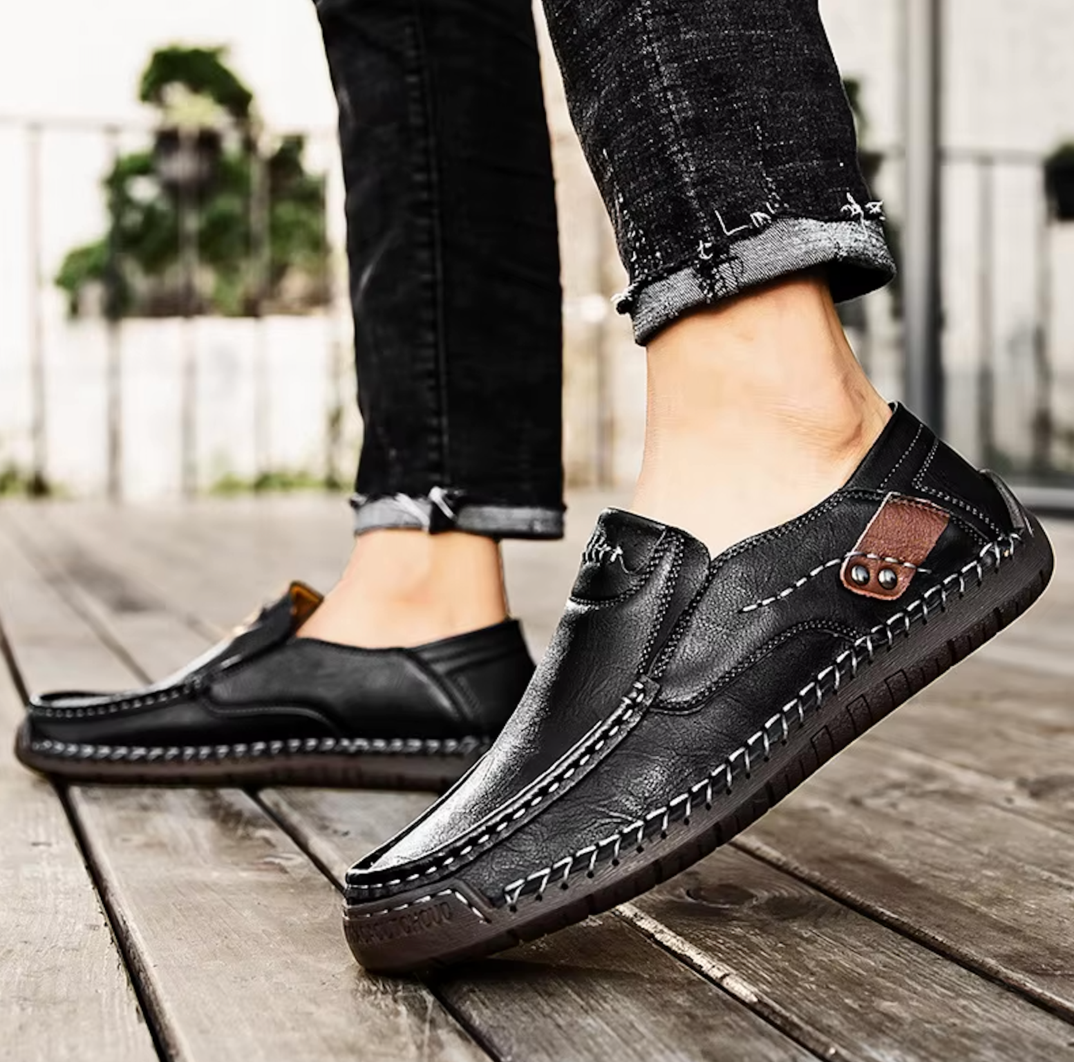 Mocassins Cuir Homme mocassins homme cuir finition vue rapprochée vue 18