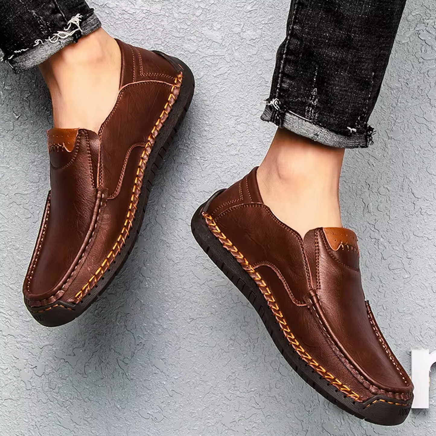 Mocassins Cuir Homme mocassins homme cuir finition présentation du produit vue 21