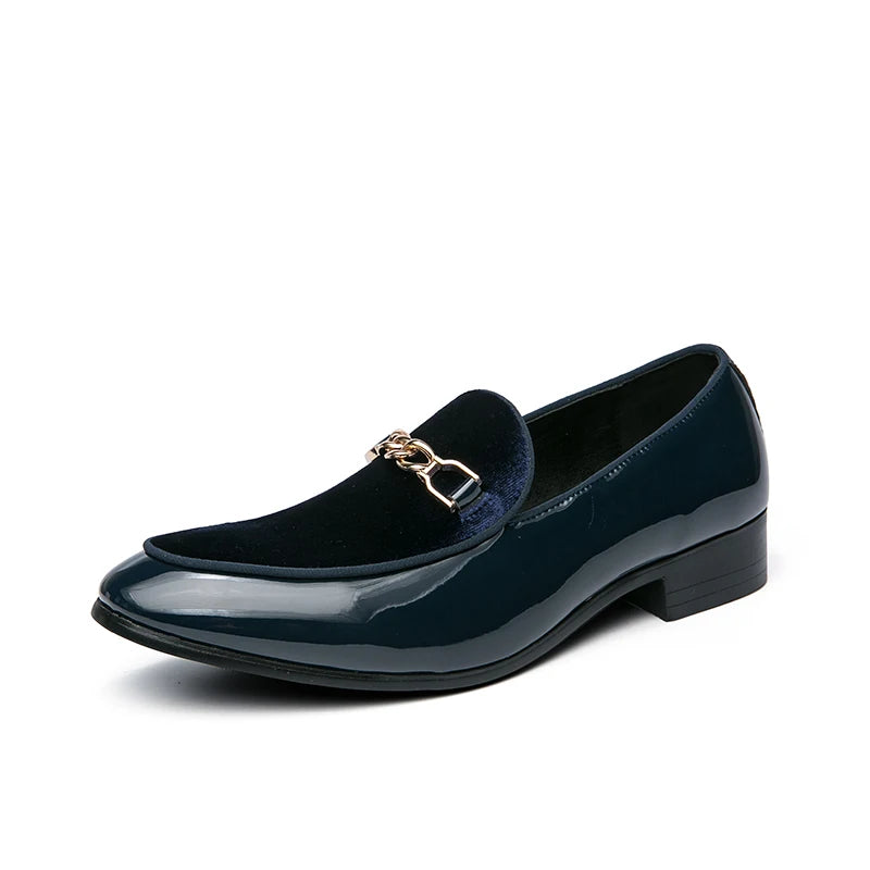 Mocassins élégants avec une touche de brillance moderne