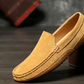 Mocassins en daim, semelle antidérapante, vue de côté