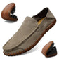 Mocassins en daim, doublure intérieure respirante visible