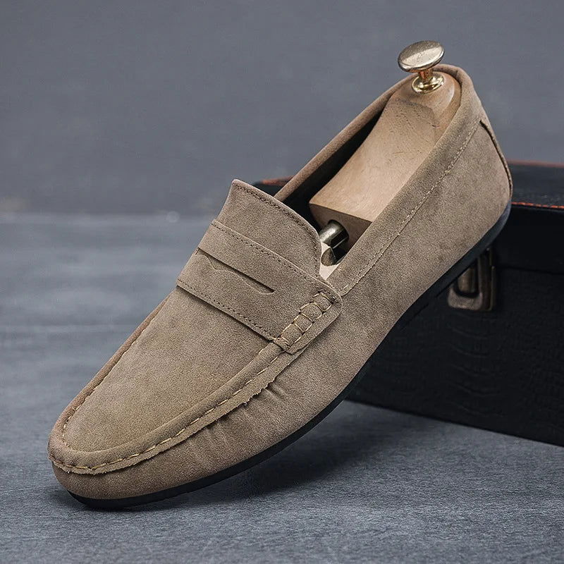 Détail de la doublure intérieure anti-odeurs des mocassins