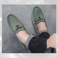 Mocassins en daim avec semelle intérieure amortissante pour confort