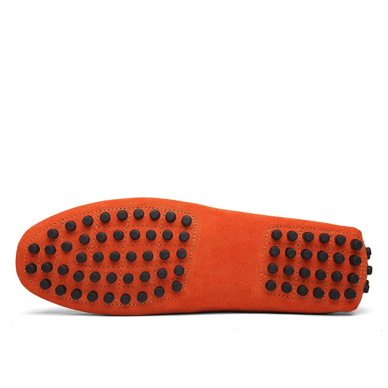 Gros plan sur la doublure respirante des mocassins