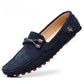 Vue arrière des mocassins, mettant en avant la finition soignée