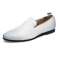 Mocassins noirs avec design tressé élégant