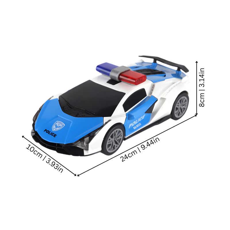 Voiture transformable en ABS avec roues universelles