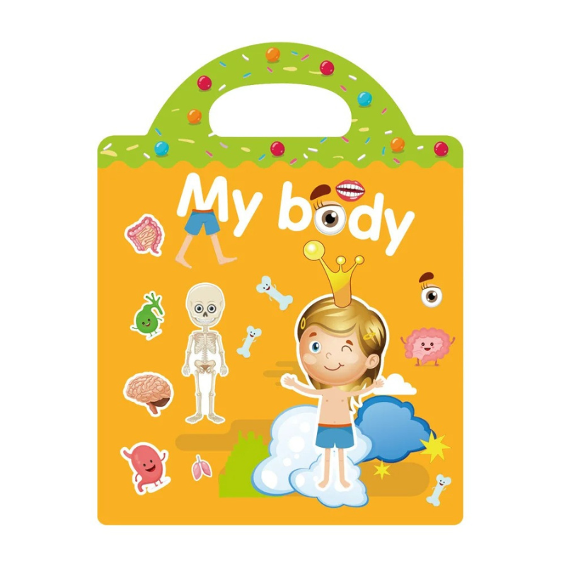Illustration éducative sur le corps humain pour enfants