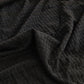 Détail du tissu Jacquard noir résistant aux taches