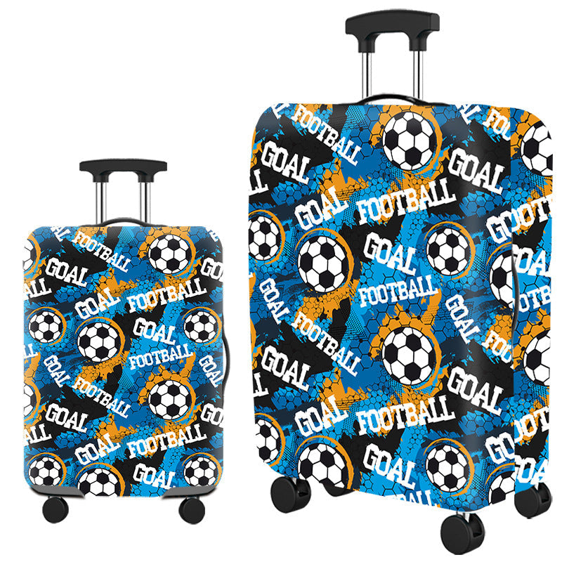 Housse de valise en lycra épais avec motifs colorés