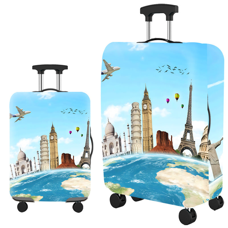 Housse de valise en Lycra épais avec motifs colorés