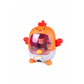 Poulet orange en plastique pour jeu de basketball miniature