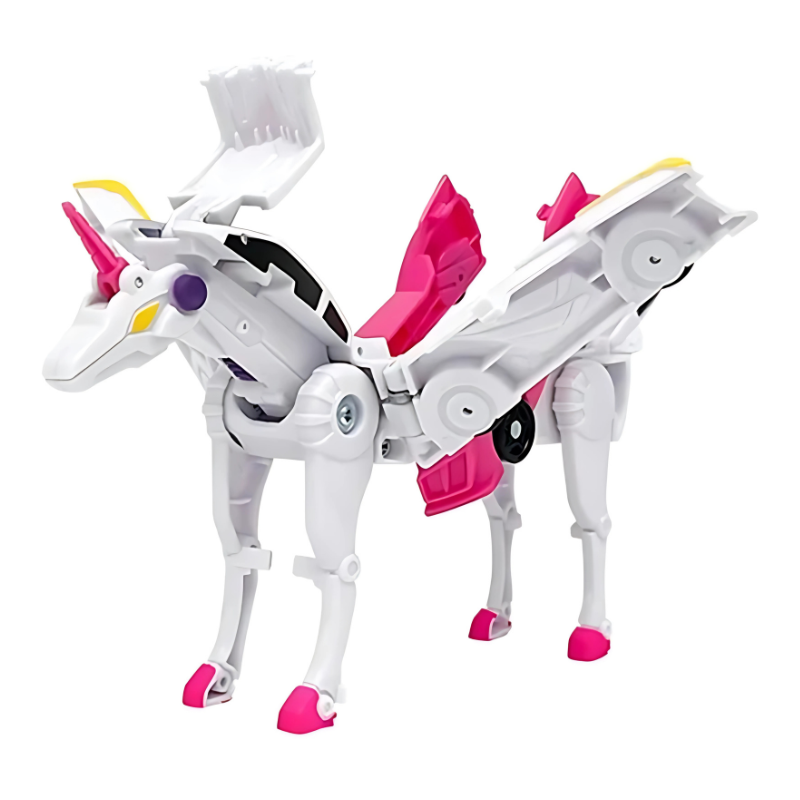 Voiture transformable rose, détails des roues