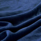 Plaid doux bleu idéal pour chambre ou salon