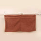 Poche de lit marron pour berceau, design pratique et élégant
