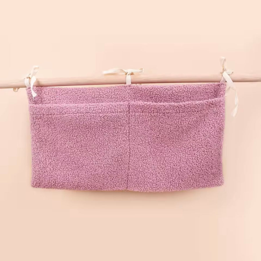 Poche de lit violet, polyvalente pour berceaux et lits d'enfants