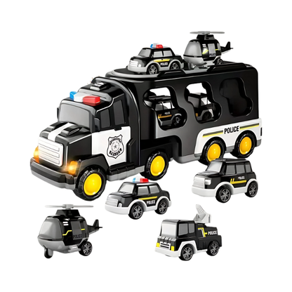 Camion de police jouet avec détails réalistes