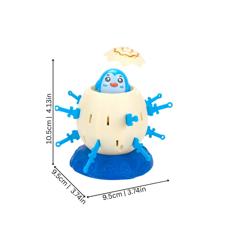 Dimensions du jeu Pop-Up avec canard pour enfants