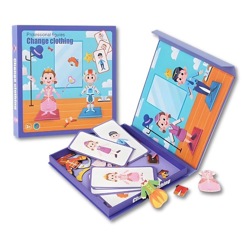 Puzzle magnétique sur le thème des métiers pour enfants