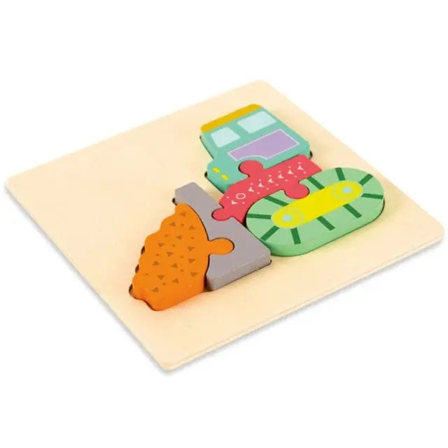 Pièces de puzzle représentant un kangourou et un loup