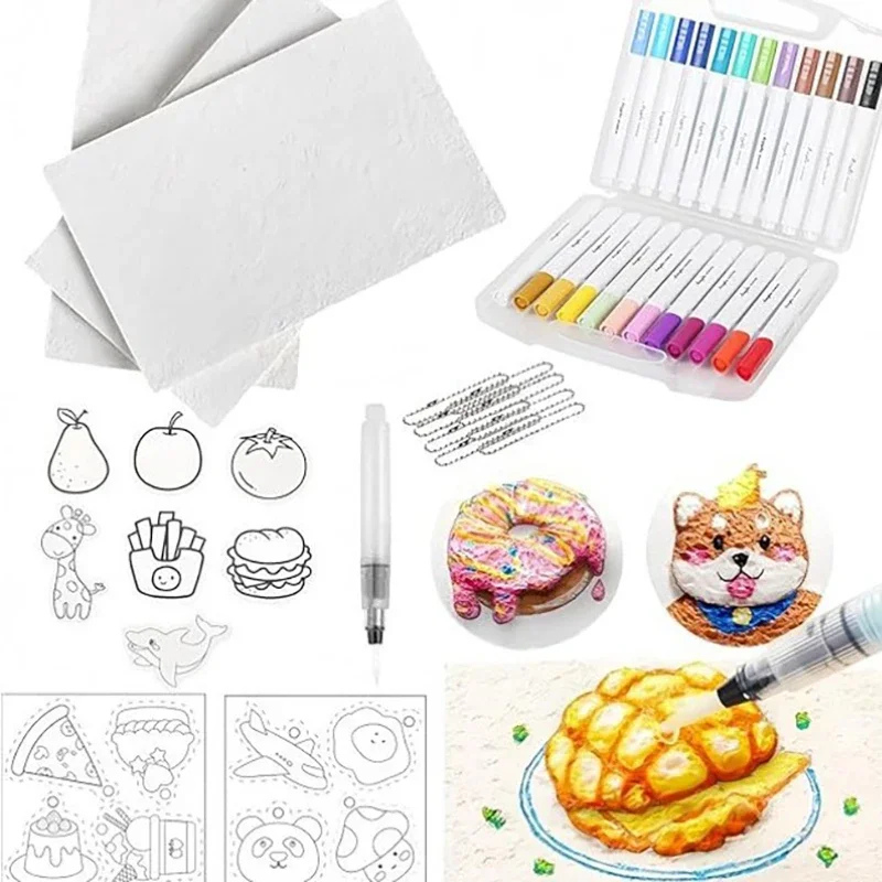 Papier texturé en forme de rectangle pour activités créatives