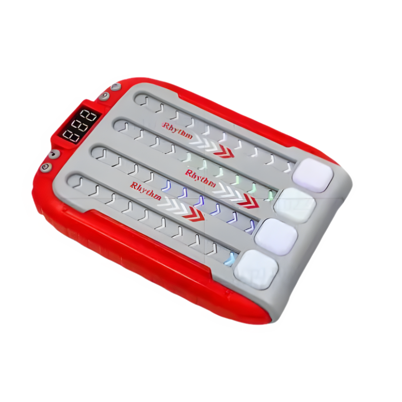 Jeu de rythme électronique en version rouge