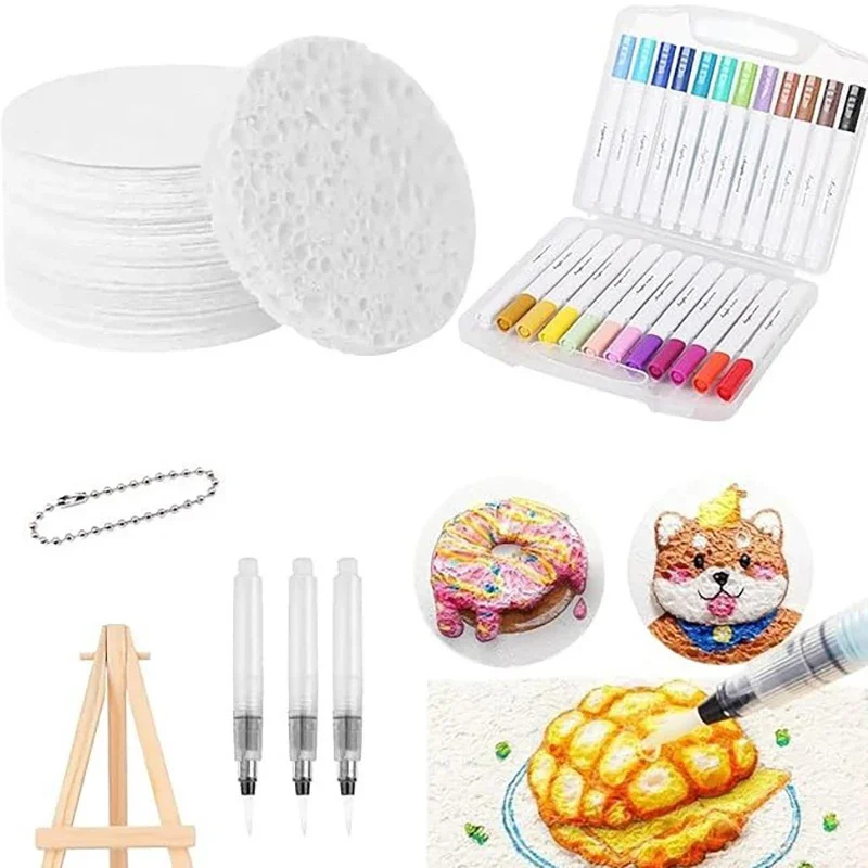 Papier texturé rond pour projets artistiques sensoriels