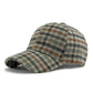 Casquette écossaise montrant sa doublure intérieure respirante