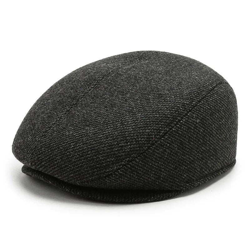 Gros plan sur la texture du béret en coton