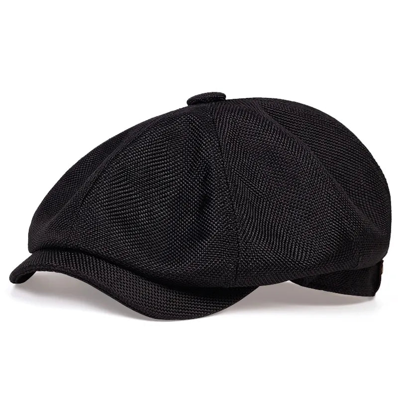 Gros plan sur la couture fine d'une casquette rétro