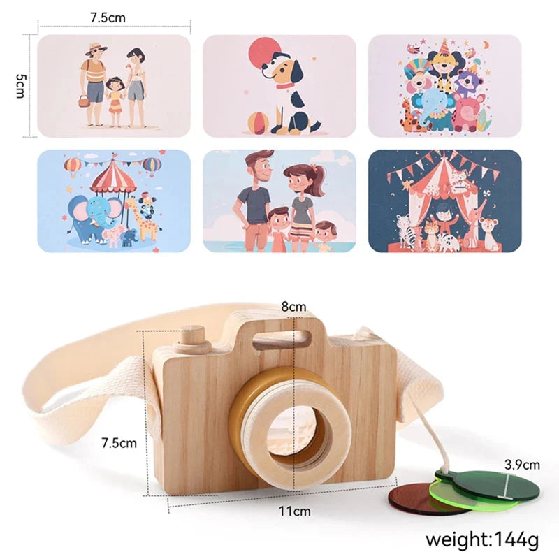 Ensemble éducatif avec appareil photo et cartes pour enfants