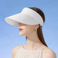 Chapeau de paille avec large bord rigide pour protection solaire