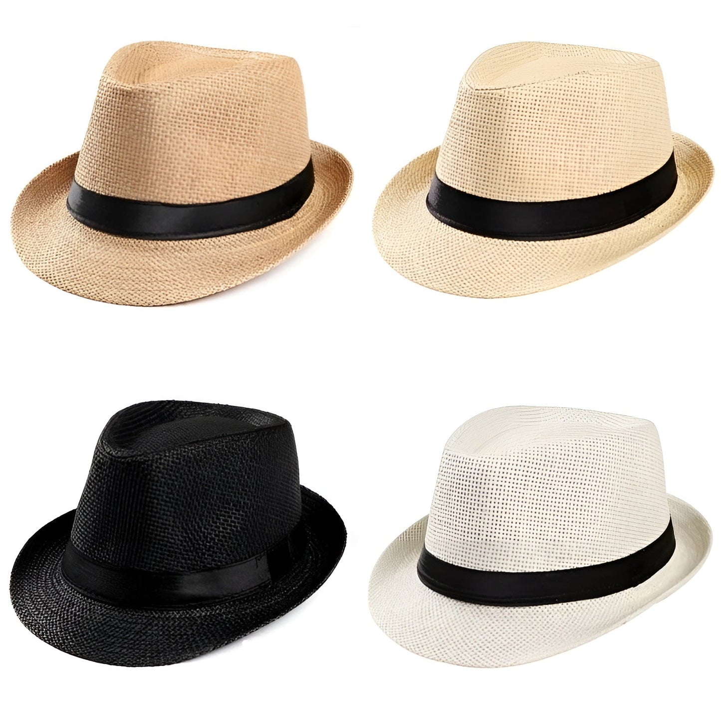 Vue de côté du chapeau Panama montrant le tressage serré