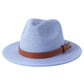 Chapeau Panama sur fond de ciel bleu