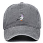 Casquette tendance avec broderie oiseau sur le devant