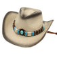Chapeau cowboy avec intérieur doublé en tissu
