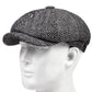 Casquette Gavroche avec motifs discrets, allure chic