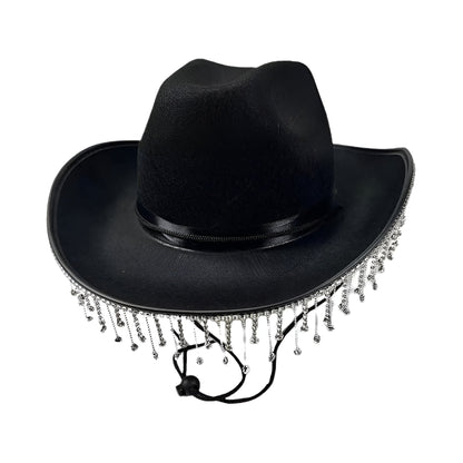 Intérieur du chapeau cowboy montrant la doublure