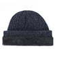 Bonnet bleu marine avec intérieur polaire