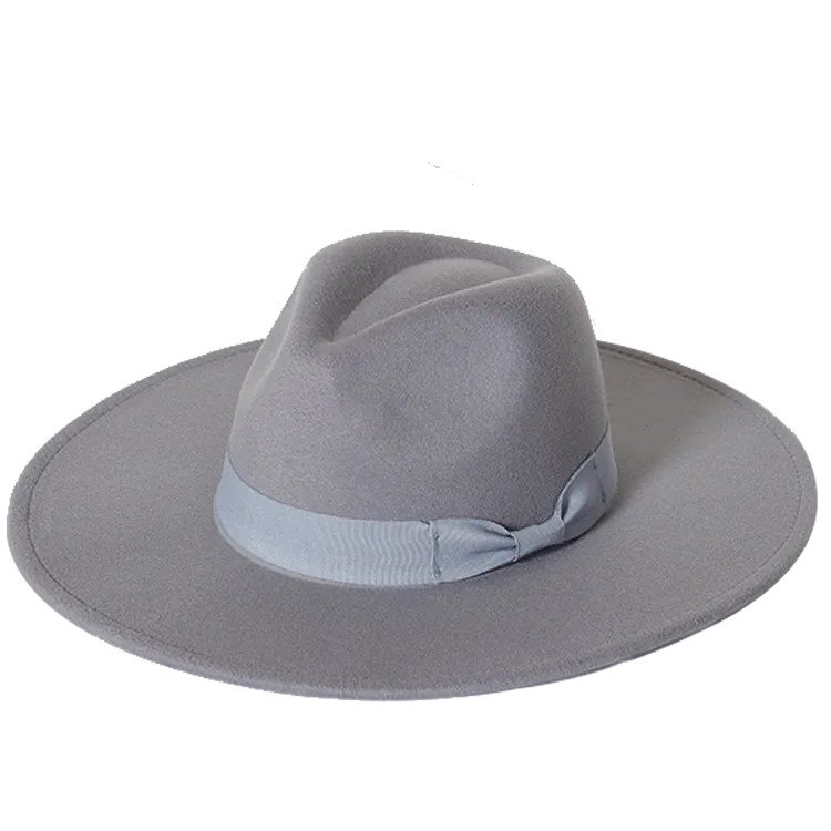 Chapeau Fedora avec motifs abstraits, vue de profil