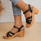 Sandales Compensées Femme s2f98a5570342454fa12b69124df189a5c présentation du produit