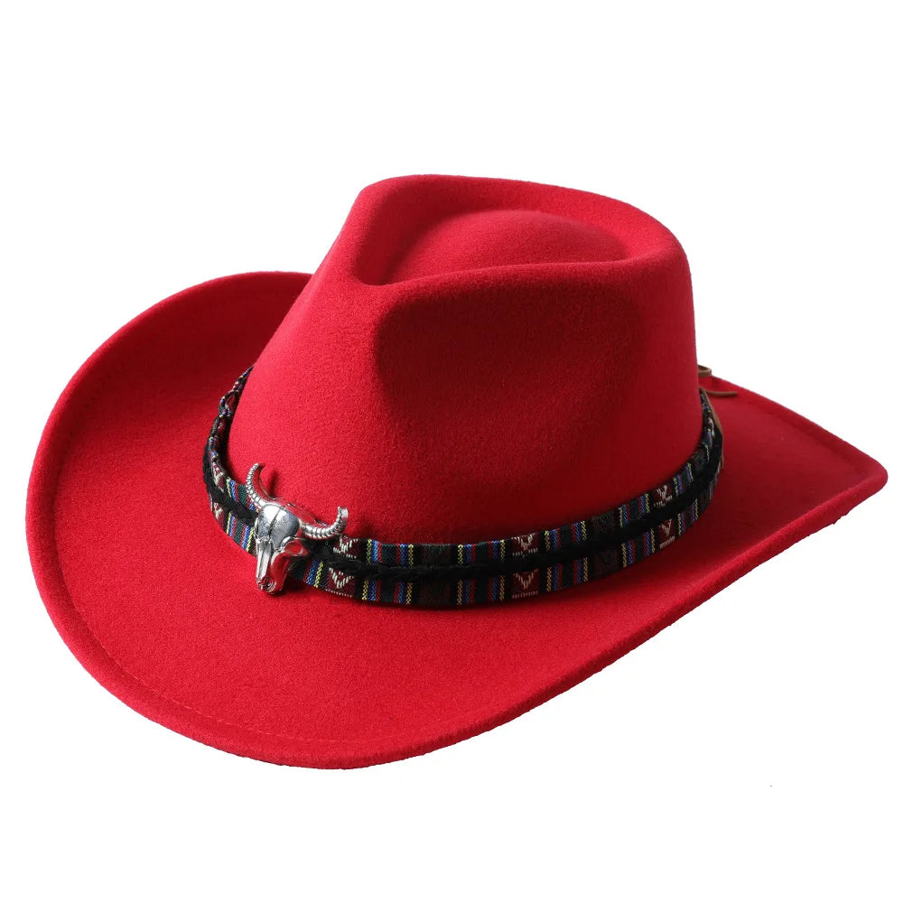 Intérieur d'un chapeau cowboy montrant la doublure