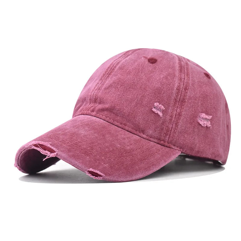 Vue de dessus d'une casquette avec texture usée