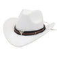 Chapeau cowboy avec bordure large et ombrelle