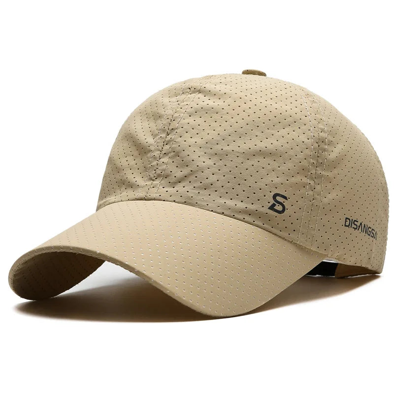 Casquette pliée montrant l'intérieur, doublure respirante
