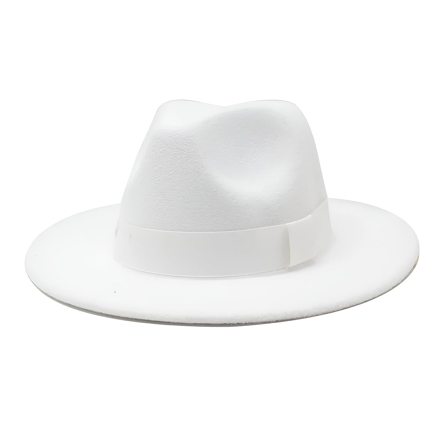 Chapeau noir classique avec bandeau décoratif