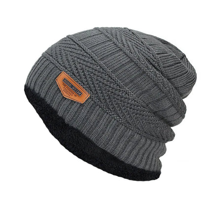 Bonnet en tricot épais, parfait pour l'hiver