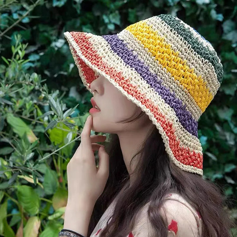 Chapeau de paille aéré idéal pour l'été