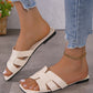 Sandales ouvertes sans talon pour confort quotidien